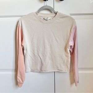 Like new! H&M color block sweatshirt